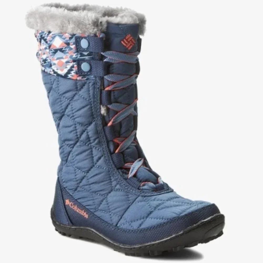 Columbia Women's Insulated Quilted Winter Boot - Blue